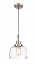  447-1S-SN-G713-LED - Bell - 1 Light - 8 inch - Brushed Satin Nickel - Mini Pendant