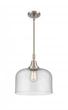  447-1S-SN-G74-L - Bell - 1 Light - 12 inch - Brushed Satin Nickel - Mini Pendant