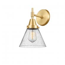  447-1W-SG-G44-LED - Cone - 1 Light - 8 inch - Satin Gold - Sconce