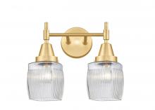  447-2W-SG-G302-LED - Colton - 2 Light - 15 inch - Satin Gold - Bath Vanity Light