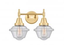  447-2W-SG-G534-LED - Oxford - 2 Light - 17 inch - Satin Gold - Bath Vanity Light