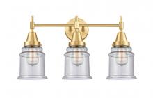  447-3W-SG-G184 - Canton - 3 Light - 24 inch - Satin Gold - Bath Vanity Light