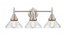  447-3W-SN-CL-LED - Caden - 3 Light - 26 inch - Satin Nickel - Bath Vanity Light