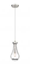  451-1P-SN-G451-5CL - Owego - 1 Light - 5 inch - Satin Nickel - Pendant