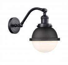  515-1W-BK-HFS-61-BK-LED - Hampden - 1 Light - 7 inch - Matte Black - Sconce