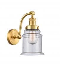  515-1W-SG-G184 - Canton - 1 Light - 6 inch - Satin Gold - Sconce