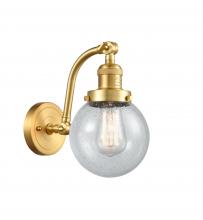  515-1W-SG-G204-6 - Beacon - 1 Light - 6 inch - Satin Gold - Sconce