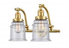  515-2W-SG-G184 - Canton - 2 Light - 18 inch - Satin Gold - Bath Vanity Light