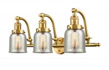  515-3W-SG-G58-LED - Bell - 3 Light - 28 inch - Satin Gold - Bath Vanity Light