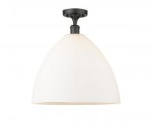  516-1C-OB-GBD-161 - Bristol - 1 Light - 16 inch - Oil Rubbed Bronze - Semi-Flush Mount