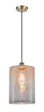  516-1P-AB-G116-L-LED - Cobbleskill - 1 Light - 9 inch - Antique Brass - Cord hung - Mini Pendant