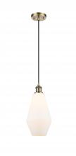 Innovations Lighting 516-1P-AB-G651-7 - Cindyrella - 1 Light - 7 inch - Antique Brass - Cord hung - Mini Pendant