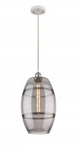  516-1P-WPC-G557-10SM - Vaz - 1 Light - 10 inch - White Polished Chrome - Cord hung - Mini Pendant