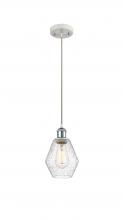  516-1P-WPC-G654-6 - Cindyrella - 1 Light - 6 inch - White Polished Chrome - Cord hung - Mini Pendant