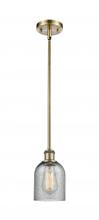  516-1S-AB-G257-LED - Caledonia - 1 Light - 5 inch - Antique Brass - Mini Pendant