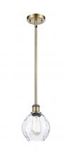  516-1S-AB-G362 - Waverly - 1 Light - 6 inch - Antique Brass - Mini Pendant