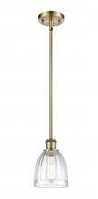  516-1S-AB-G442-LED - Brookfield - 1 Light - 6 inch - Antique Brass - Mini Pendant