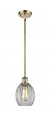  516-1S-AB-G82-LED - Eaton - 1 Light - 6 inch - Antique Brass - Mini Pendant