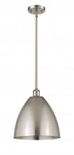  516-1S-SN-MBD-12-SN - Bristol - 1 Light - 12 inch - Brushed Satin Nickel - Pendant