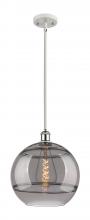  516-1S-WPC-G556-12SM - Rochester - 1 Light - 12 inch - White Polished Chrome - Mini Pendant