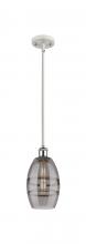  516-1S-WPC-G557-6SM - Vaz - 1 Light - 6 inch - White Polished Chrome - Mini Pendant