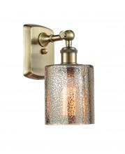  516-1W-AB-G116 - Cobbleskill - 1 Light - 5 inch - Antique Brass - Sconce