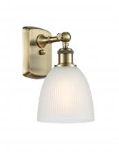  516-1W-AB-G381 - Castile - 1 Light - 6 inch - Antique Brass - Sconce