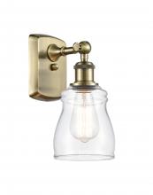  516-1W-AB-G392 - Ellery - 1 Light - 5 inch - Antique Brass - Sconce