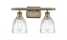  516-2W-AB-G442-LED - Brookfield - 2 Light - 16 inch - Antique Brass - Bath Vanity Light