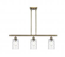  516-3I-AB-G352-LED - Candor - 3 Light - 36 inch - Antique Brass - Cord hung - Island Light