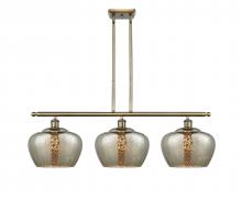  516-3I-AB-G96-L - Fenton - 3 Light - 38 inch - Antique Brass - Cord hung - Island Light