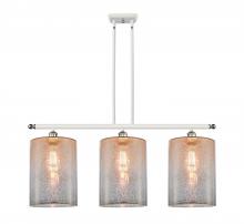  516-3I-WPC-G116-L - Cobbleskill - 3 Light - 36 inch - White Polished Chrome - Cord hung - Island Light