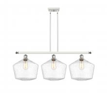  516-3I-WPC-G654-12-LED - Cindyrella - 3 Light - 39 inch - White Polished Chrome - Cord hung - Island Light