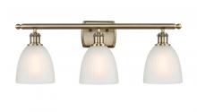  516-3W-AB-G381-LED - Castile - 3 Light - 26 inch - Antique Brass - Bath Vanity Light