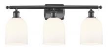  516-3W-OB-G558-6GWH - Bella - 3 Light - 26 inch - Oil Rubbed Bronze - Bath Vanity Light