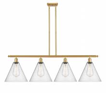  516-4I-SG-GBC-124-LED - Berkshire - 4 Light - 50 inch - Satin Gold - Cord hung - Island Light