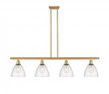  516-4I-SG-GBD-754-LED - Bristol - 4 Light - 48 inch - Satin Gold - Cord hung - Island Light