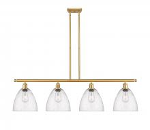  516-4I-SG-GBD-94 - Bristol - 4 Light - 48 inch - Satin Gold - Cord hung - Island Light