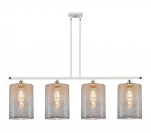  516-4I-WPC-G116-L - Cobbleskill - 4 Light - 48 inch - White Polished Chrome - Cord hung - Island Light