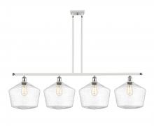  516-4I-WPC-G654-12 - Cindyrella - 4 Light - 50 inch - White Polished Chrome - Cord hung - Island Light