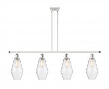  516-4I-WPC-G654-7 - Cindyrella - 4 Light - 48 inch - White Polished Chrome - Cord hung - Island Light