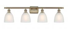  516-4W-AB-G381-LED - Castile - 4 Light - 36 inch - Antique Brass - Bath Vanity Light