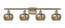  516-4W-AB-G96 - Fenton - 4 Light - 37 inch - Antique Brass - Bath Vanity Light