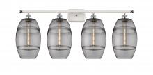 Innovations Lighting 516-4W-WPC-G557-8SM - Vaz - 4 Light - 38 inch - White Polished Chrome - Bath Vanity Light