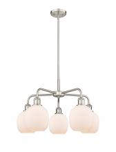  516-5CR-SN-G101 - Belfast - 5 Light - 24 inch - Satin Nickel - Chandelier