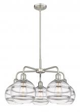  516-5CR-SN-G556-8CL - Rochester - 5 Light - 26 inch - Satin Nickel - Chandelier