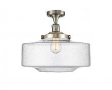  517-1CH-SN-G694-16 - Bridgeton - 1 Light - 12 inch - Brushed Satin Nickel - Semi-Flush Mount