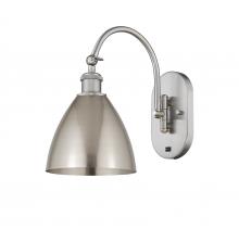  518-1W-SN-MBD-75-SN - Bristol - 1 Light - 8 inch - Brushed Satin Nickel - Sconce