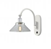  518-1W-WPC-G132-LED - Orwell - 1 Light - 8 inch - White Polished Chrome - Sconce