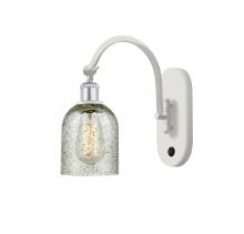  518-1W-WPC-G259 - Caledonia - 1 Light - 5 inch - White Polished Chrome - Sconce